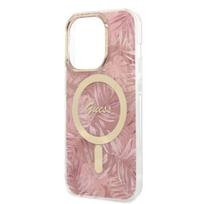 iphone ikroviklis 14 pro - Guess MagSafe dėklas ir įkroviklis iPhone 14 Pro 6.1" - Rožinis (Pink) - 2 nuotrauka