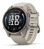garmin fenix 43 - Garmin Fenix 9 43mm AMOLED Titanium Fog Gray (pilkas) - 2 nuotrauka