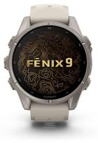 garmin fenix 43 - Garmin Fenix 9 43mm AMOLED Titanium Fog Gray (pilkas) - 3 nuotrauka