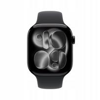apple watch series 11 gps - Apple Watch Series 11 GPS + Cellular 46mm Jet Black Aluminium Case with Black Sport Band (juodas) - 2 nuotrauka