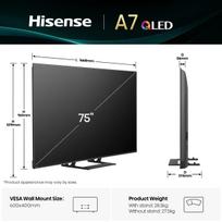75 qled tv - Hisense 75A7Q - 3 nuotrauka