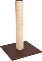Kačių draskyklė Karlie Leatherclad, 38 cm x 38 cm x 59 cm, ruda sp.
