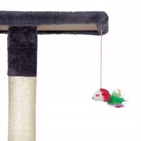 senukai.lt gultai - Kačių draskyklė Springos Multi-Level Cat House, 50 cm x 50 cm x 203 cm, balta sp./pilka sp. - 5 nuotrauka
