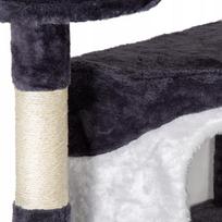 senukai.lt gultai - Kačių draskyklė Springos Multi-Level Cat House, 50 cm x 50 cm x 203 cm, balta sp./pilka sp. - 6 nuotrauka