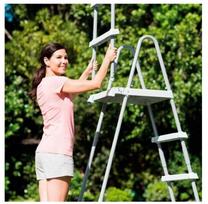 baseinai intex - Baseino kopėčios Intex Deluxe, 91-107 cm - 2 nuotrauka