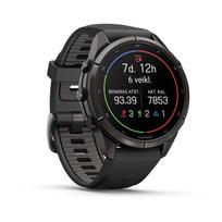 garmin fenix 43 - Garmin Fenix 9 Pro inReach 43 mm Carbon Gray DLC Titanium Black/Pebble Grey (pilkas) - 4 nuotrauka