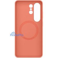 magnetas - Dėklas EF-ES948COE Samsung Silicone Magnet Cover for Galaxy S26 Ultra Coral Raudona - 2 nuotrauka