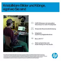 hp omnibook 5 16 - HP OmniBook X Flip 16-ar0153ng, Ryzen AI 5 340, 16 GB, 512 GB, 16", Touch, Silver (Sidabrinis) - 11 nuotrauka