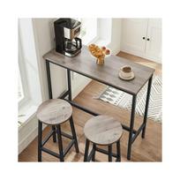 kede songmics - Industrinio stiliaus baro kėdės, 2 vnt - 5 nuotrauka