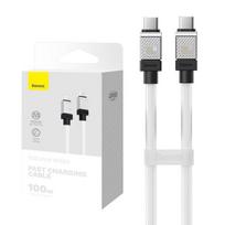 Baseus CoolPlay CAKW000302 USB-C – USB-C 100W 2m Baltas (White)