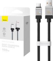 Baseus USB-A to USB-C Cable, CoolPlay, 1m, 100W, Juodas (Black), CAKW000601