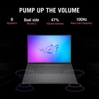 nvidia geforce - Asus ROG Zephyrus G16 GA605KP-QR022W, AMD Ryzen 7 3500, 32 GB, 1 TB, 16", Nvidia GeForce RTX 5070, Pilka (Grey) - 13 nuotrauka