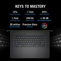 nvidia geforce - Asus ROG Zephyrus G16 GA605KP-QR022W, AMD Ryzen 7 3500, 32 GB, 1 TB, 16", Nvidia GeForce RTX 5070, Pilka (Grey) - 14 nuotrauka