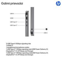 hp omnibook 5 16 - HP OmniBook X Flip 14, Ryzen AI 5 340, 16 GB, 512 GB, 14", Radeon 840M, Sidabrinis (Silver) - 6 nuotrauka