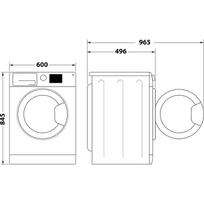 su skalbimo masinos - Whirlpool WAM 762 WBB PL - 10 nuotrauka