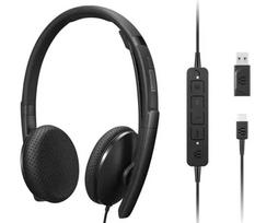 lenovo ausines - Lenovo Headset (Teams) | VoIP | Wired | Black | 4XD1M45626 - 2 nuotrauka