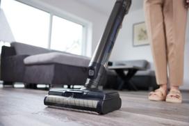 vertikaliai dulkiu siurblys - Hisense WET AND DRY EXPERT HFC743169BKA juodas (black) - 32 nuotrauka