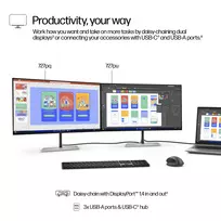 qhd monitorius - HP Series 7 Pro 727pq 27", QHD - 6 nuotrauka