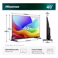 smart tv 40 - Hisense 40A59S - 15 nuotrauka