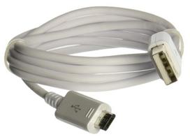 g920 - Samsung G920/G925 S6 Original Micro USB Data & Charging Cable White - 2 nuotrauka
