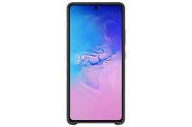 telefonas samsung s10 - Dėkliukas SAMSUNG Galaxy S10 Lite (2020), nugarėlė, silikoninis, juodas - 2 nuotrauka
