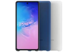 telefonas samsung s10 - Dėkliukas SAMSUNG Galaxy S10 Lite (2020), nugarėlė, silikoninis, juodas - 4 nuotrauka