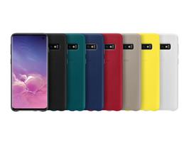 telefonas samsung s10 - Samsung "Leather Cover Galaxy S10 (EF-VG973LRE)" Red - 3 nuotrauka