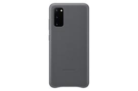 telefonas samsung s20 galaxy - Samsung "Leather Cover Galaxy S20 (EF-VG980LJEGEU)" Grey - 2 nuotrauka