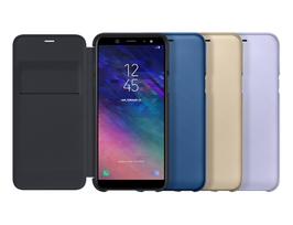 pinigine telefono deklas - Samsung Galaxy A6 (2018) dėklas - piniginė (Juodas) WA600CBE - 7 nuotrauka