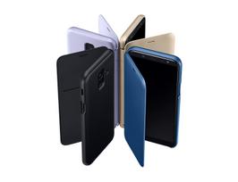 pinigine telefono deklas - Samsung Galaxy A6 (2018) dėklas - piniginė (Juodas) WA600CBE - 8 nuotrauka