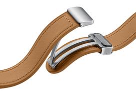 samsung hybrid leather band - Samsung SHR94LDE D-Buckle Hybrid Normal M/L - 4 nuotrauka