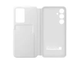 pinigine telefono deklas - Dėklas Samsung Smart View Wallet, Galaxy S24 FE, baltas    Prekė-EF-ZS721CWEGWW - 3 nuotrauka