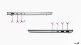 ideapad slim 5 7535hs - Lenovo IdeaPad Slim 5 13ARP10, Ryzen 5 7535HS, 16 GB, 512 GB, 13.3", WUXGA, Cloud Grey (Pilka) - 5 nuotrauka