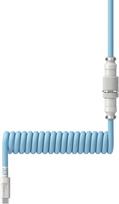 klaviaturos laidas coiled - HP HyperX USB-C Coiled Cable Light Blue | 6J680AA - 3 nuotrauka