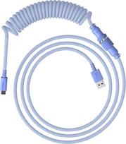 klaviaturos laidas coiled - HP HyperX USB-C Coiled Cable Light Purpl | 6J682AA - 2 nuotrauka
