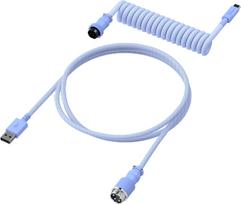 klaviaturos laidas coiled - HP HyperX USB-C Coiled Cable Light Purpl | 6J682AA - 3 nuotrauka
