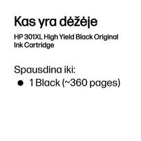 hp 301xl - HP 301XL (CH563EE) Rašalinė kasetė, Juoda - 4 nuotrauka
