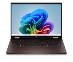1 14 - HP OmniBook X Flip x360 14-kc0005nnx, Ryzen AI 7 450, 32 GB, 512 GB, 14", Radeon 860M, Deep Espresso (Ruda) - 6 nuotrauka