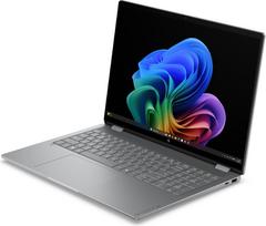 1 tb - HP OmniBook X Flip 16-cc0004nnx, Ryzen AI 9 465, 32 GB, 1 TB, 16", 3K OLED Touch, Radeon 880M, Meteor Silver (Sidabrinis) - 3 nuotrauka