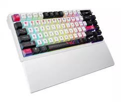 balta klaviatura belaide - ASUS ROG Azoth X Belaidė Mechaninė Klaviatūra, Balta (White) - 7 nuotrauka