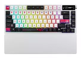 balta klaviatura belaide - ASUS ROG Azoth X Belaidė Mechaninė Klaviatūra, Balta (White) - 9 nuotrauka
