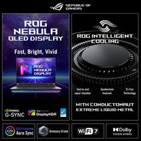 asus rog 5070 ti - ASUS ROG Strix G16 G614PR-RV003W, Ryzen 9 8940HX, 32 GB, 1 TB, 16", RTX 5070 Ti, Gray (Pilkas) - 21 nuotrauka