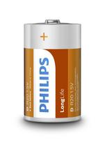 baterijas kraunamos - Elementas Philips Battery R20 1.5V 2pcs - 3 nuotrauka