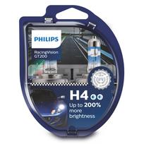 led lemputes automobiliui - Philips H4 RacingVision GT200 2 pcs - 3 nuotrauka