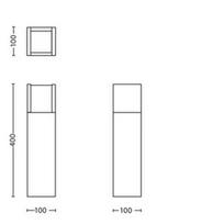 led sviestuvai - Philips 6W LED pastatomas lauko šviestuvas ARBOUR, antracito sp., 4000K, IP44 - 6 nuotrauka