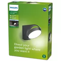 philips mimosa - Philips - LED Sieninis lauko šviestuvas MIMOSA LED/7W/230V 4000K IP44 - 5 nuotrauka