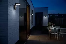 4000k 9w - Philips – LED Lauko sieninis šviestuvas su jutikliu TYLA LED/9W/230V 4000K IP44 - 3 nuotrauka