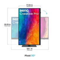 monitorius 120hz 27 - BenQ PV3250U - 5 nuotrauka