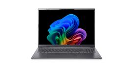 1tb nesiojamas ssd - Acer Aspire 16 AI A16-61M-R8T1, Ryzen AI 7 350, 32 GB, 1 TB, 16", Gray (Pilkas) - 9 nuotrauka