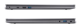 1tb nesiojamas ssd - Acer Aspire 17 A17-51M-59V5, Core 5 120U, 16 GB, 1 TB, 17.3", Windows 11 Pro, Gray (Pilkas) - 9 nuotrauka